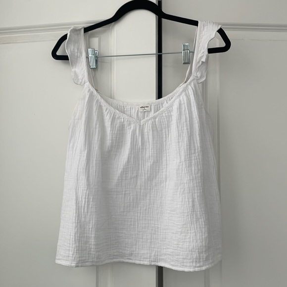 Aritzia Wilfred Free Isle Blouse in White Size Medium - Picture 1 of 5